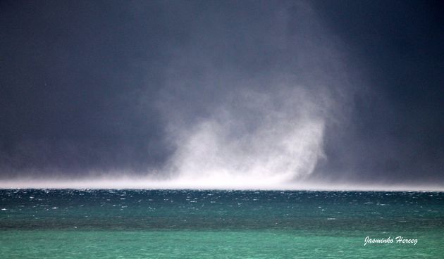 Pijavica na Pagu 2. rujna 2017.