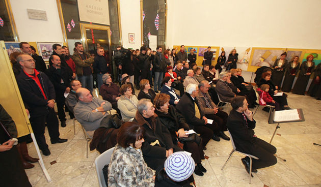 HGPD Zoranić i klapa Cantus u Gradskoj loži (foto:Saša Čuka)