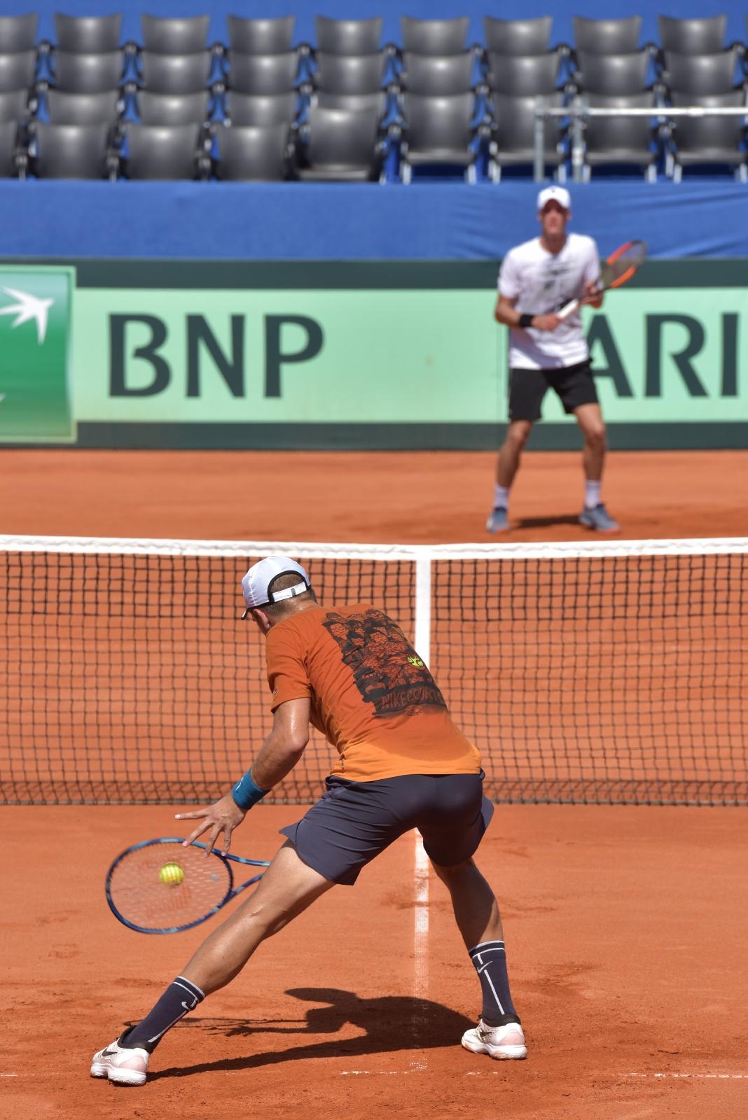 Trening Borne Ćorića uoči Davis Cup meča između Hrvatske i SAD-a Trening Borne Ćorića uoči Davis Cup meča između Hrvatske i SAD-a