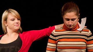 Hrvatsko narodno kazalište Zadar traži nove mlade talente za glumačku radionicu, sinoć smo pratili audiciju na kojoj su se budućoj mentorici, glumici Jasni Ančić, predstavili ženske kandidatkinje, foto Leo Banićć