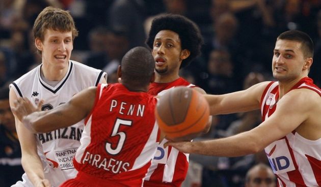 Olympiakos-Partizan 83-80, Foto: Reuters