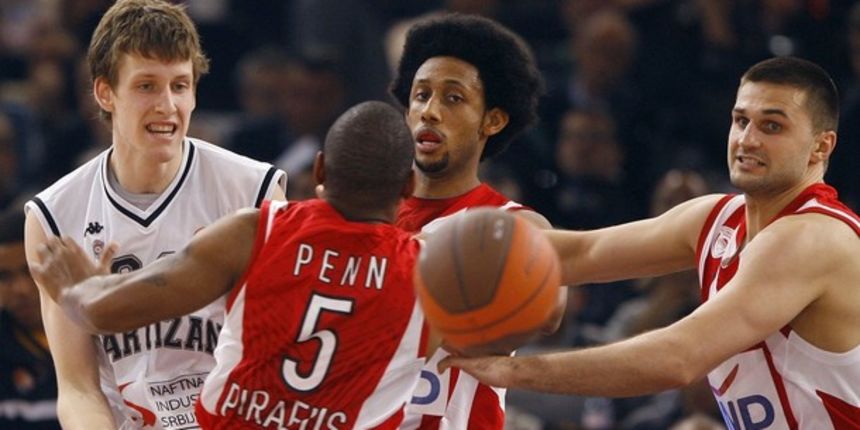 Olympiakos-Partizan 83-80, Foto: Reuters Olympiakos-Partizan 83-80, Foto: Reuters