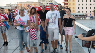 Veličanstven doček četvorice zadarskih Vatrenih Veličanstven doček četvorice zadarskih Vatrenih