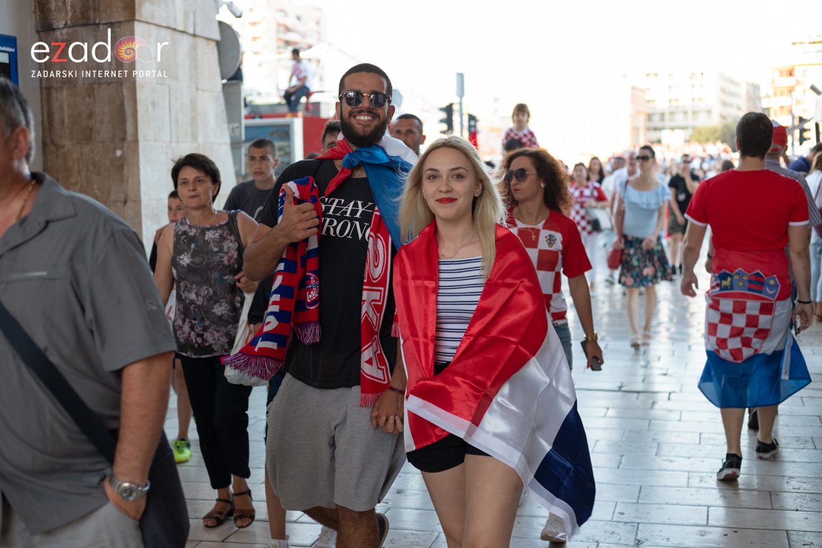 Veličanstven doček četvorice zadarskih Vatrenih Veličanstven doček četvorice zadarskih Vatrenih