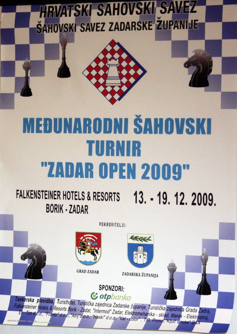 Zadar Open 2009: Podjela priznanja i pehara