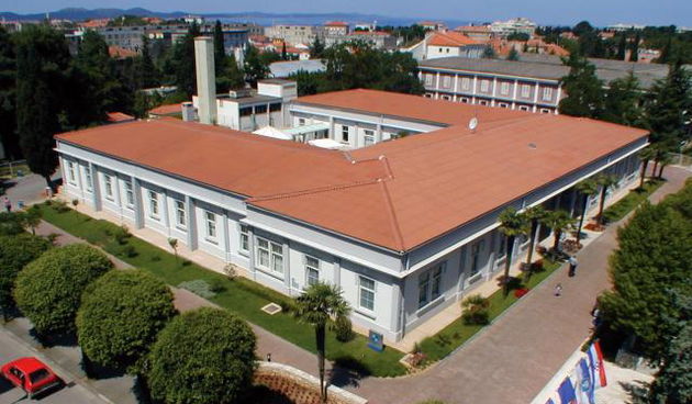 Gradska knjižnica Zadar iz zraka. Foto: GKZD