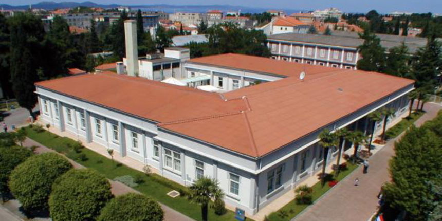 Gradska knjižnica Zadar iz zraka. Foto: GKZD