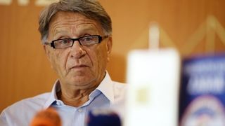 04.09.2014., Zadar – Press konferencija – Miroslav Ciro Blazevic – nakon sto je izabran za trenera NK Zadar. Photo: Filip Brala/PIXSELL 04.09.2014., Zadar – Press konferencija – Miroslav Ciro Blazevic – nakon sto je izabran za trenera NK Zadar. Photo: Filip Brala/PIXSELL