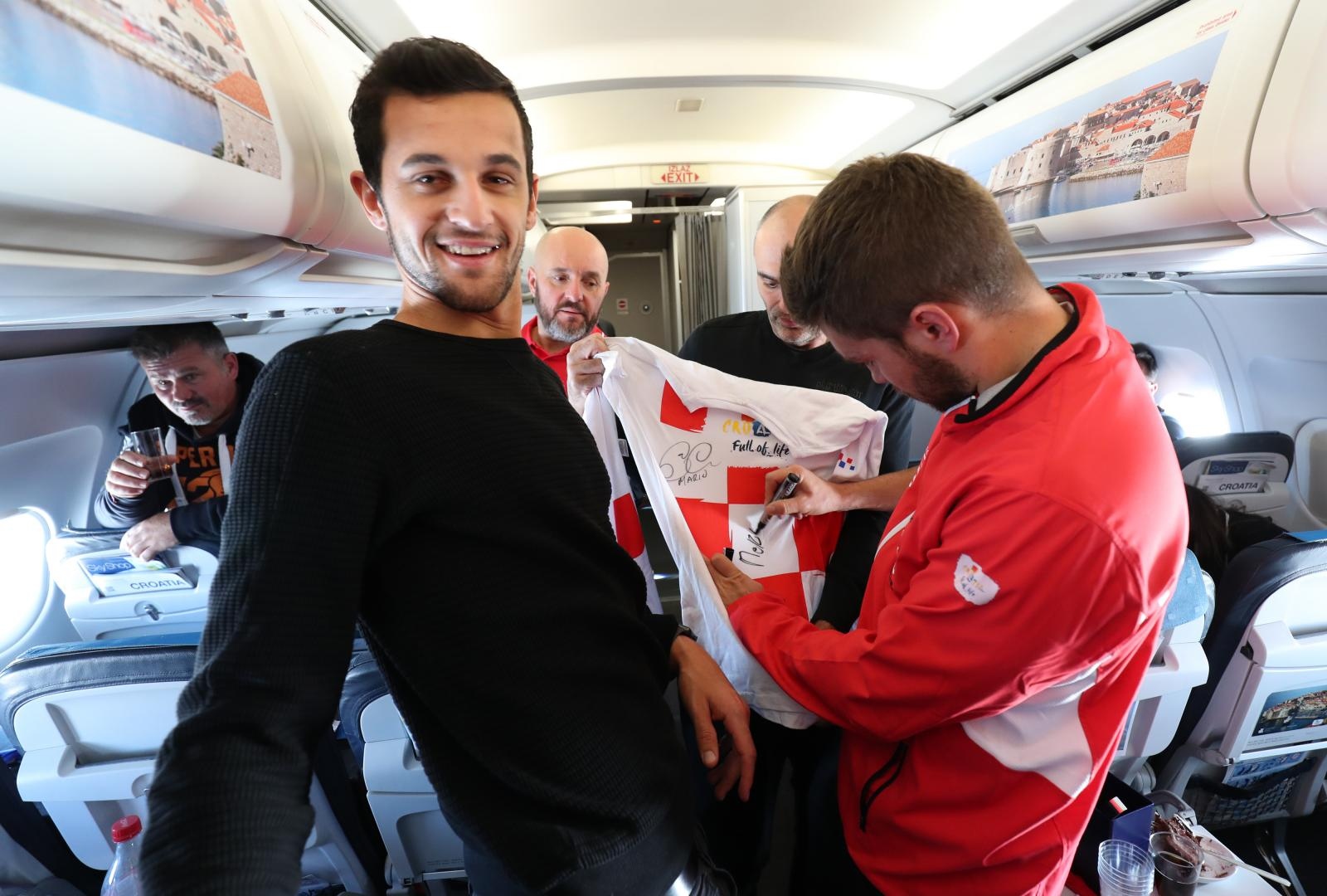 Davis Cup reprezentativci se vratili u Hrvatsku