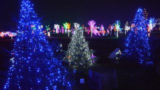 Božićna priča obitelji Salaj s rekordnih 1,88 milijuna lampica. Foto: Damir Špehar/PIXSELL