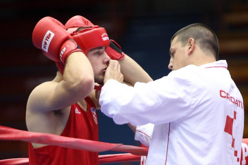 Juniorsko EP u boksu, finale: Toni Filipi vs Vegar Tregren. Photo: Borna Filić/PIXSELL Juniorsko EP u boksu, finale: Toni Filipi vs Vegar Tregren. Photo: Borna Filić/PIXSELL