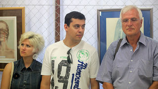 Otvorenje humanitarne izložbe Dimitrija Popovića (foto:Saša Čuka)