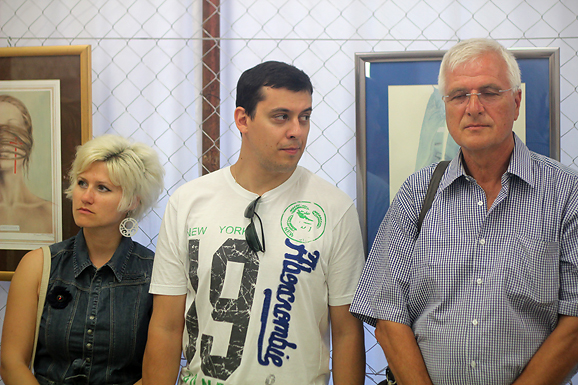 Otvorenje humanitarne izložbe Dimitrija Popovića (foto:Saša Čuka)