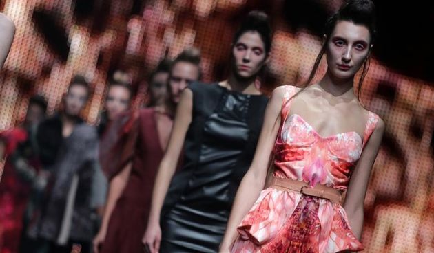 Zagreb – Revije Schwarzkopf Cro-A-Porter u Kuci za ljude i umjetnost Lauba. Revija Jelena Holec. Photo: Grgur Zucko/PIXSELL