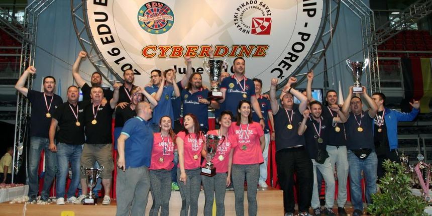 Pobjedničke ekipe 23. Prvenstva Hrvatske u pikadu u Poreču Pobjedničke ekipe 23. Prvenstva Hrvatske u pikadu u Poreču