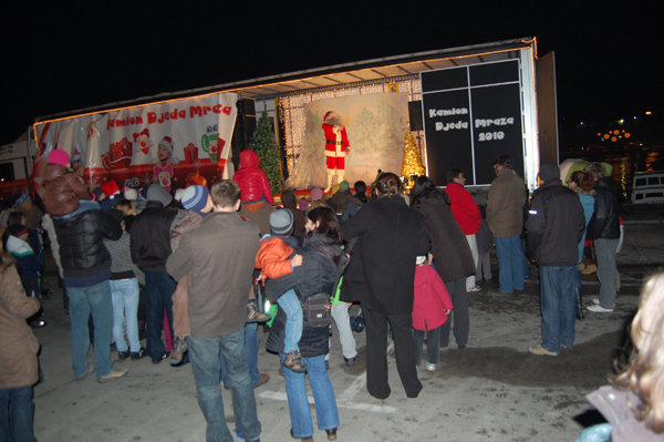 Djed Mraz na Branimiru, foto: Tea Balog Djed Mraz na Branimiru, foto: Tea Balog