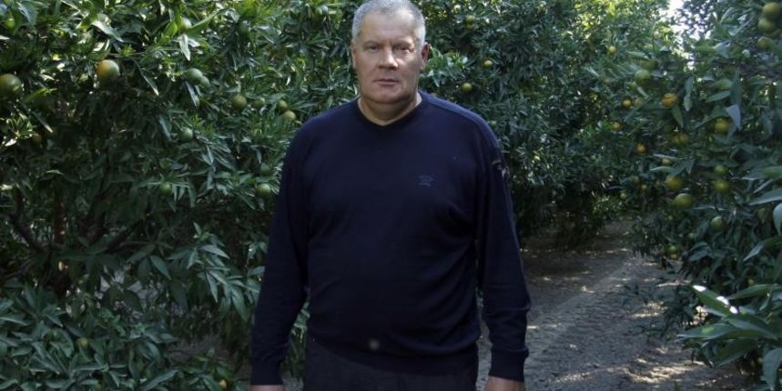 Stipe Gabric Jambo, poduzetnik i bivsi gradonacelnik Metkovica na svojoj plantazi. Photo: Tino Juric/PIXSELL