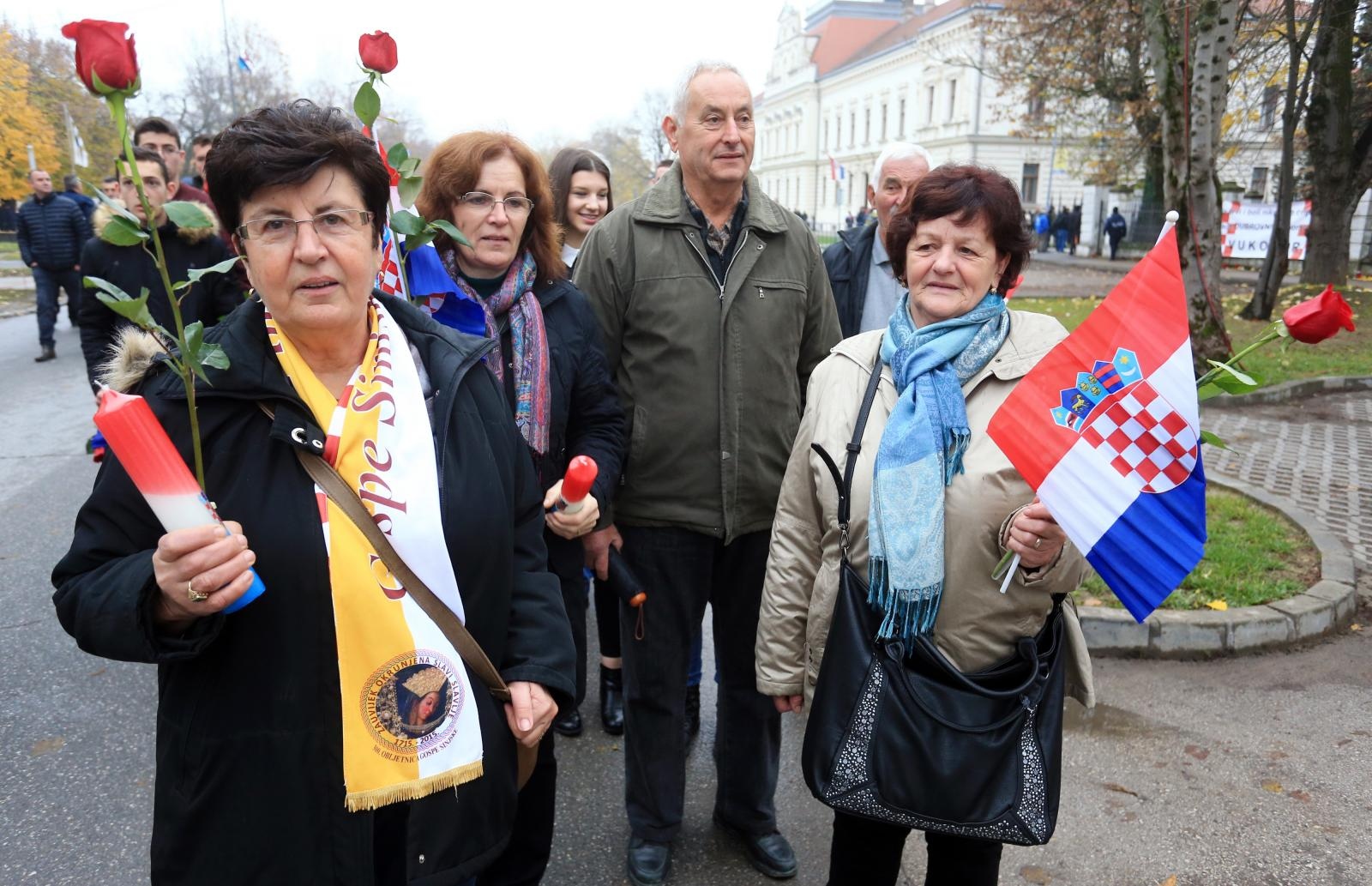 Kolona Sjećanja u Vukovaru 18. studenog 2017. Kolona Sjećanja u Vukovaru 18. studenog 2017.