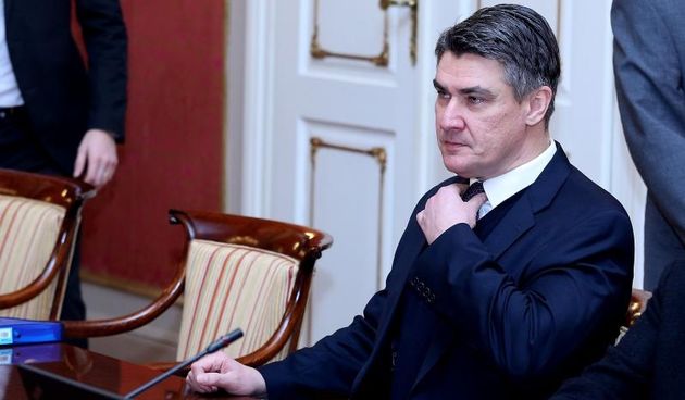 Zagreb – U Banski dvorima je odrzana prva sjednica Vlade RH u 2015. godini. Zoran Milanovic. Photo: Patrik Macek/PIXSELL