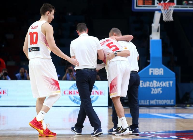 Lille, stadion Pierre Mauroy – Finale EuroBasketa 2015, Španjolska – Litva 80-63. Photo: Igor Kralj/PIXSELL Lille, stadion Pierre Mauroy – Finale EuroBasketa 2015, Španjolska – Litva 80-63. Photo: Igor Kralj/PIXSELL