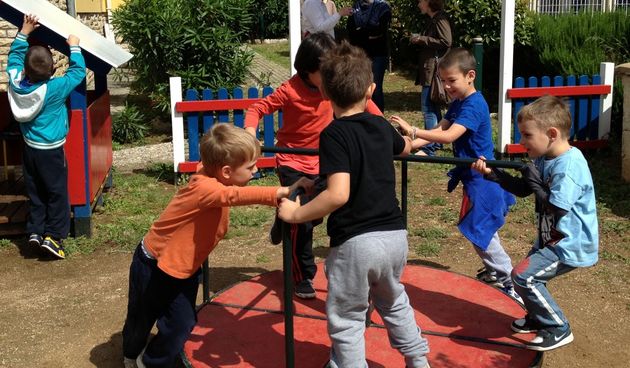 Dječji vrtić Lastavica iz Preka ugostio Loptice iz Zadra