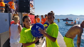 Sasvim osoban doživljaj – 10. dm Millennium Jump sa zadarske rive. Foto: Mladen Malik Barba Sasvim osoban doživljaj – 10. dm Millennium Jump sa zadarske rive. Foto: Mladen Malik Barba