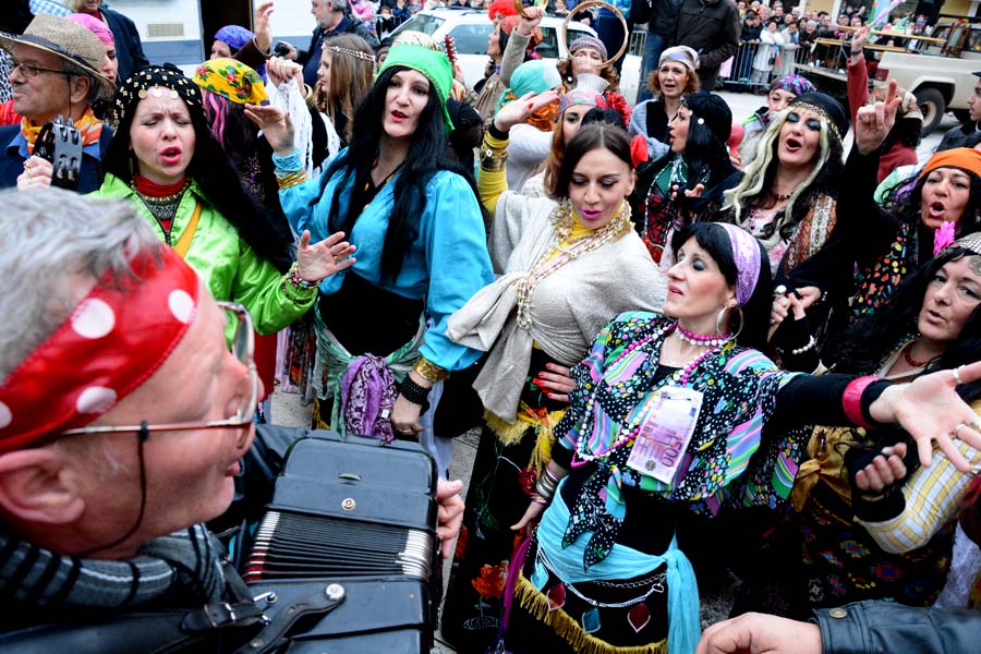 Stanarske maškare u karnevalskoj povorci, foto Iva Perinčić