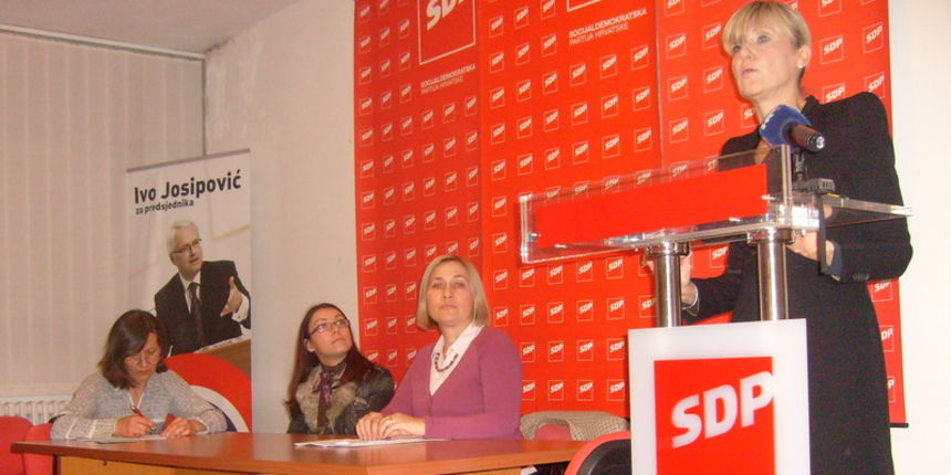 Skup u SDP-u, 3. studenog 2010., Ingrid Antičević Marinović