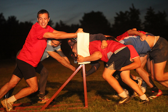 Trening zadarskih ragbijaša u Zemuniku (foto:Saša Čuka)