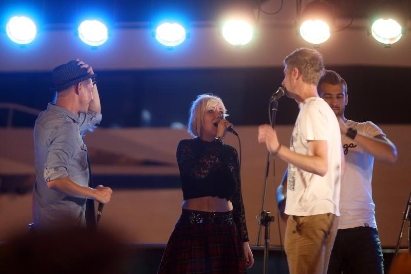 Na Novaljskoj rivi odrzan koncert Najljepsih glasova hrvatske, sudionika popularnog showa The Voice. Photo: Luka Stanzl/PIXSELL Na Novaljskoj rivi odrzan koncert Najljepsih glasova hrvatske, sudionika popularnog showa The Voice. Photo: Luka Stanzl/PIXSELL