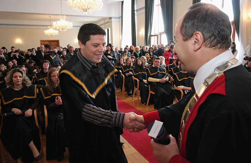 Promocija diplomiranih studenata, 7. ožujka 2009. (foto: Marin Gospić)