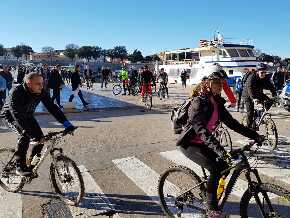 Start tradicionalne, 19. po redu Božiće biciklijade Zadar – Vir Start tradicionalne, 19. po redu Božiće biciklijade Zadar – Vir