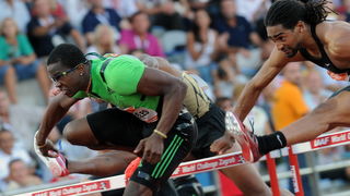 Zagreb, 130911.
IAAF World Challenge Zagreb 2011, 
61. memorijal Borisa Hanzekovica na atletskom stadionu Mladost na Savi.
Na slici: Robles Dayron 110 prepone.
Foto: Srdjan Vrancic / CROPIX
