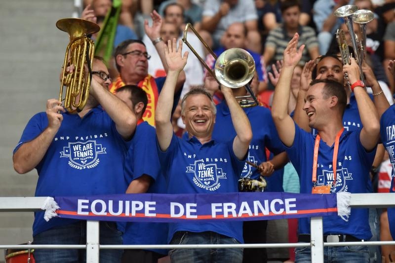 Polufinale Davis Cupa, Hrvatska – Francuska, 2. meč, Marin Čilić – Lucas Pouille. Photo: Hrvoje Jelavić/PIXSELL Polufinale Davis Cupa, Hrvatska – Francuska, 2. meč, Marin Čilić – Lucas Pouille. Photo: Hrvoje Jelavić/PIXSELL