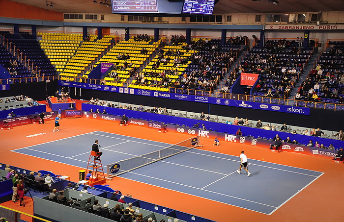 ATP Zagreb: Karlović – Kavčić 2-0, Foto: Andro Marčev ATP Zagreb: Karlović – Kavčić 2-0, Foto: Andro Marčev