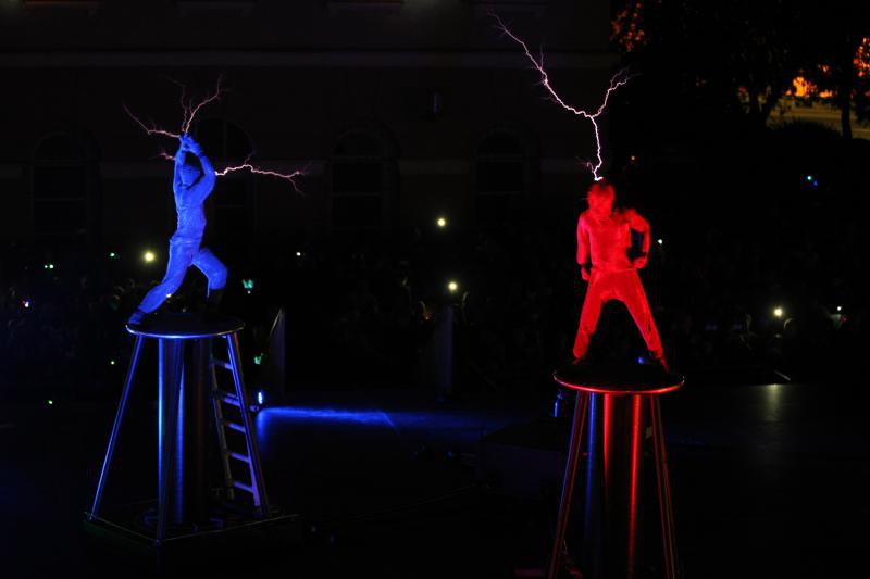 Festival Visualia – igra munjama i strujom Foto:Dusko Marusic/PIXSELL