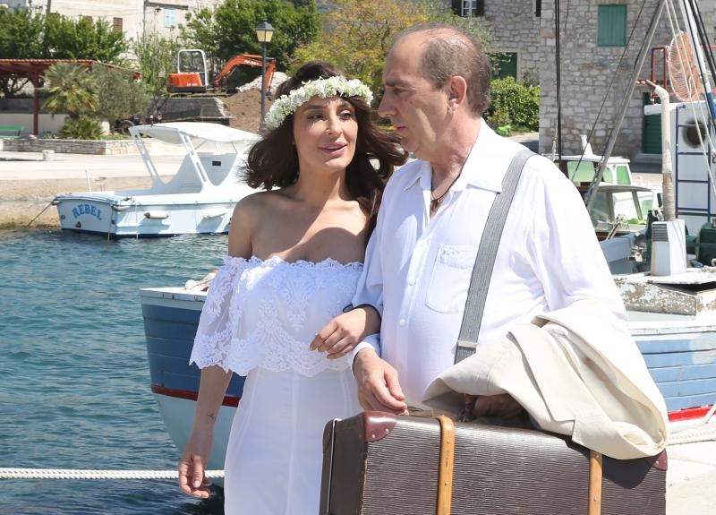 Mladen Grdović i Ivana Kovač u Prvić Šepurini snimili spot za pjesmu “Dva goluba”, Photo: Duško Jaramaz/PIXSELL