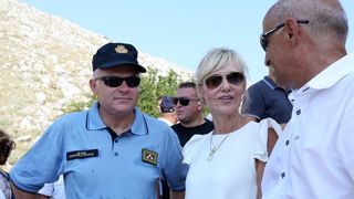 30.08.2015., Kornati – Na otoku Kornatu obiljezena je 8. obljetnica stradanja 12 vatrogasaca iz Sibenika, Vodica i Tisnog. Photo: Dusko Jaramaz/PIXSELL 30.08.2015., Kornati – Na otoku Kornatu obiljezena je 8. obljetnica stradanja 12 vatrogasaca iz Sibenika, Vodica i Tisnog. Photo: Dusko Jaramaz/PIXSELL