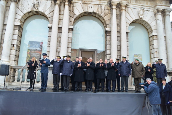 Svečani mimohod postrojbi u povodu proslave 23. obljetnice VRO Maslenica. Foto: Iva Perinčić