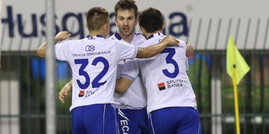 MAXtv Prva HNL, 9. kolo, HNK Hajduk – NK Zagreb. Strijelac Mijo Caktas. Photo: Ivo Cagalj/PIXSELL