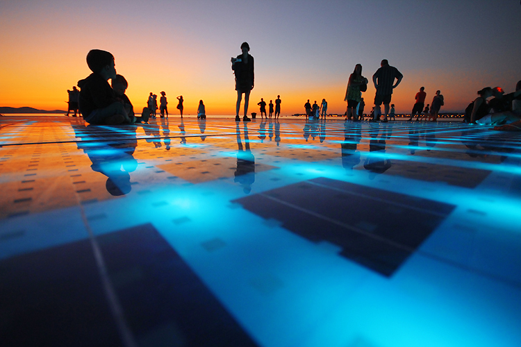 Suton na zadarskoj rivi 15. rujna 2011. (foto:Saša Čuka)