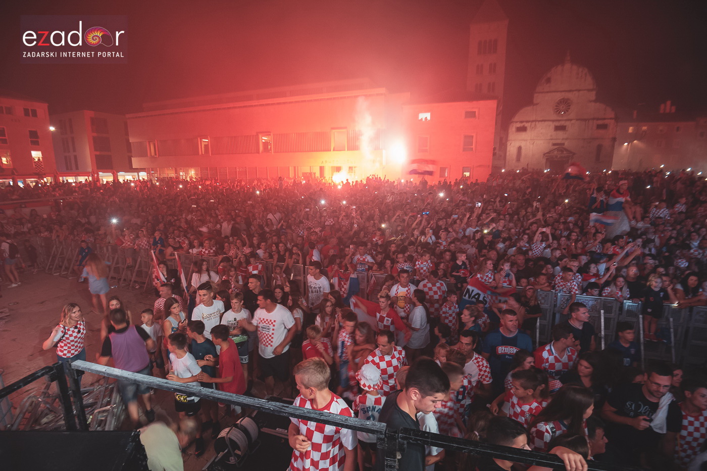 Zadar priredio nezaboravan doček svojim Vatrenim herojima