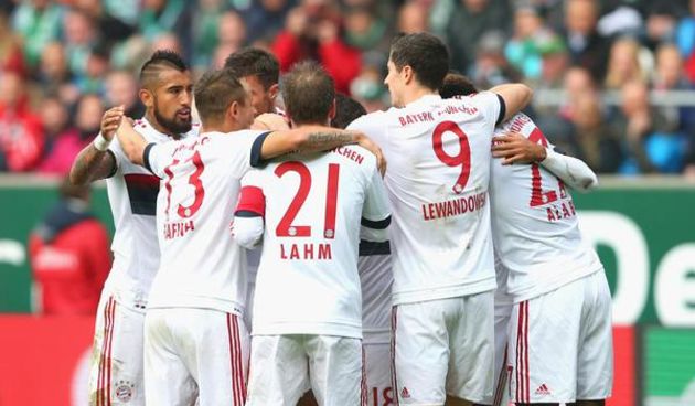 Slavlje nogometaša Bayerna, foto: bayern