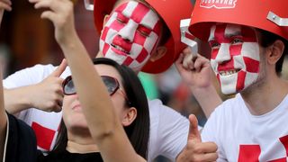 Hrvatski navijači okupirali centar Moskve!