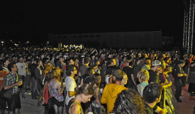 Sibenik, 090811.
Terraneo 2011, summer eko music festival. Terraneo festival se odrzava na nekoliko pozornica uz more.
Na slici: grupa Destroyer.
Foto: Marija Mihic / CROPIX