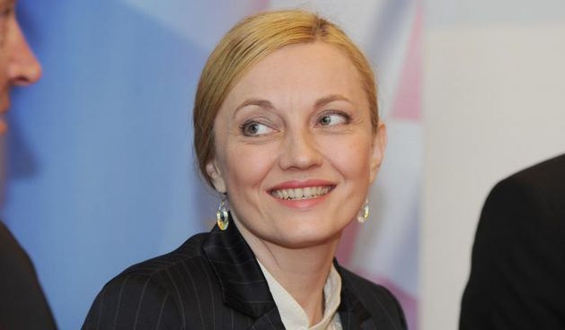 Uoci predstojecih izbora za Europski parlament celnici Zupanijskog odbora HDZ-a te kandidati HDZ-a i koalicijskih partnera na EP odrzali su tiskovnu konferenciju u Sibeniku. Marijana Petir. Photo: Hrvoje Jelavic/PIXSELL