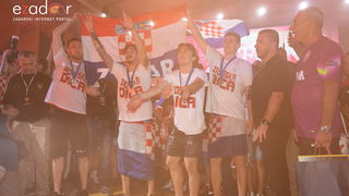 Veličanstven doček četvorice zadarskih Vatrenih