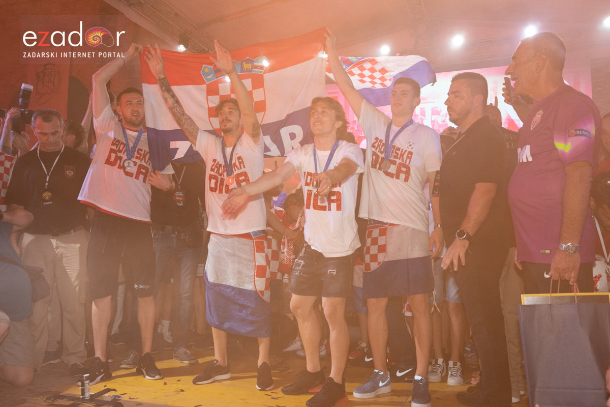 Veličanstven doček četvorice zadarskih Vatrenih