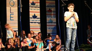 U HNK Zadar održana je priredba u povodu Dana OŠ Petra Preradovića na kojoj su nastupili učenici ali i profesori, Foto: Marija Cvetković