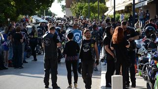 Defile bajkera ulicama Zadra u povodu 10. rođendana Moto kluba Beštije. Foto: Jadra NeveraZD Defile bajkera ulicama Zadra u povodu 10. rođendana Moto kluba Beštije. Foto: Jadra NeveraZD